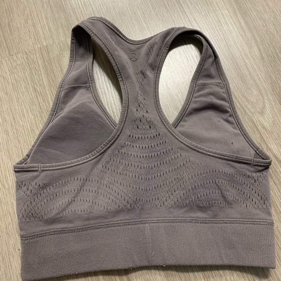 Lululemon Purple Mesh Back Bra- S - Picture 2 of 6